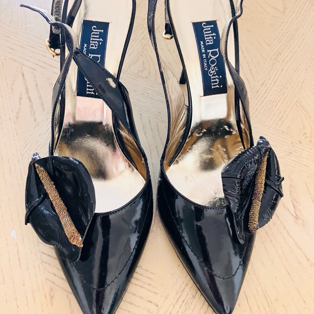 Black Patent Leather Heels